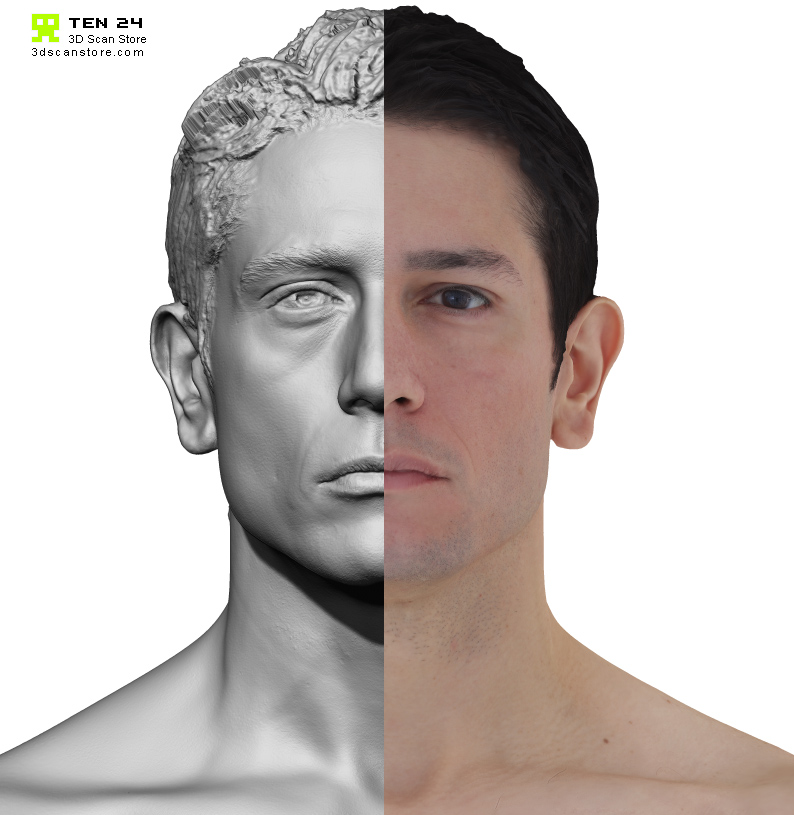 Male 018 Head Scan Cleaned